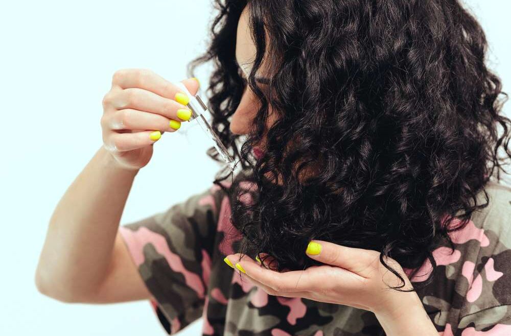 Curly hair